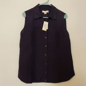 ***3 for $15 Christopher & Banks Navy Top Size Sm